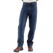 Carhartt Flame-Resistant Jeans - Relaxed Fit, Straight Leg (For Men) in Denim - Closeouts
