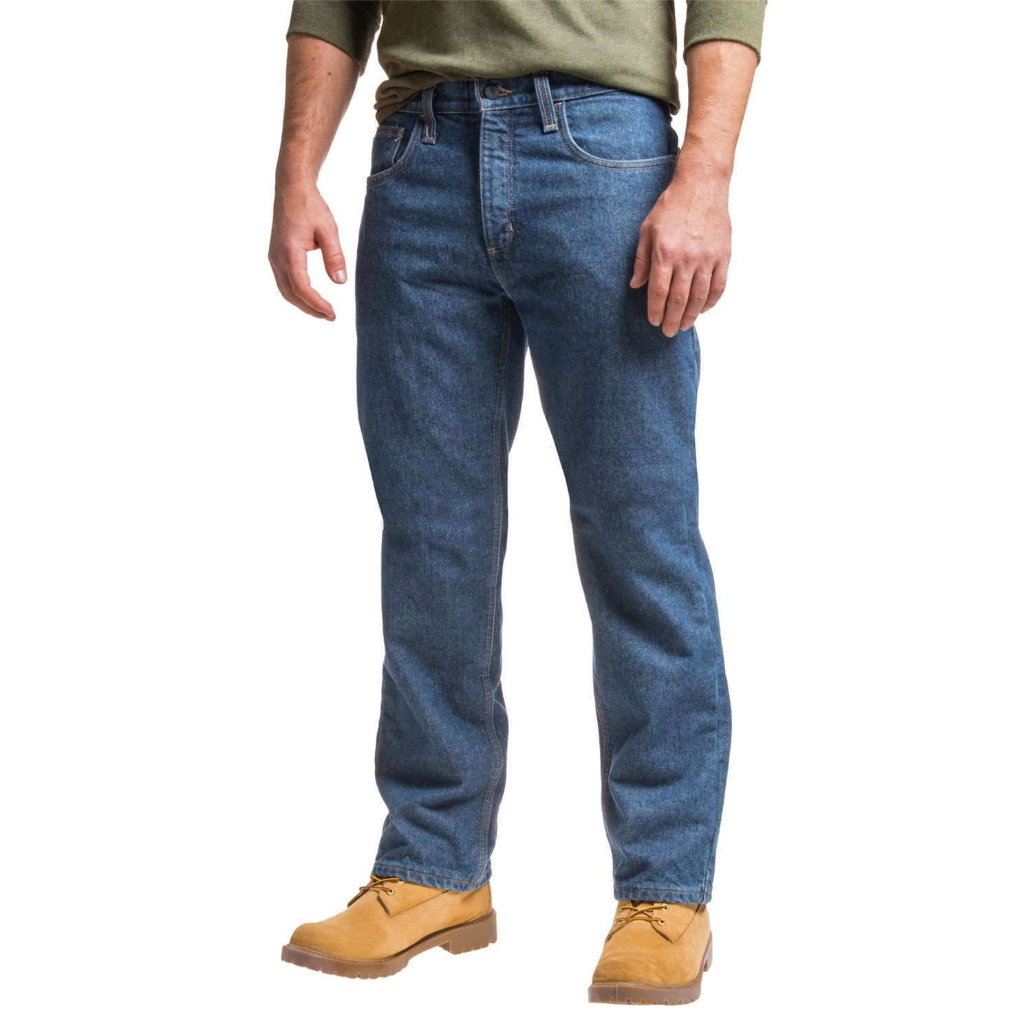 carhartt lined jeans mens