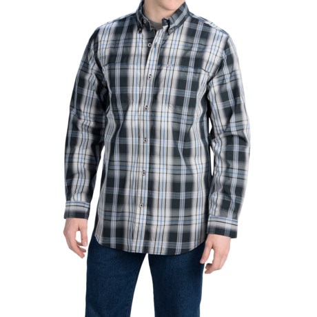 Carhartt Force Mandan Plaid Shirt Long Sleeve For Men