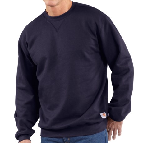 Carhartt FR Flame Resistant Heavyweight Sweatshirt Crew Neck For Big and Tall Men