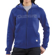 Carhartt Graphic Hoodie Sweatshirt - Midweight (For Women) in Glass Blue Heather - 2nds