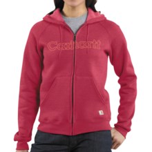 Carhartt Graphic Hoodie Sweatshirt - Midweight (For Women) in Mulberry Heather - 2nds