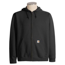 Carhartt Heavyweight Hoodie Sweatshirt - Zip Front (For Men) in Black - 2nds