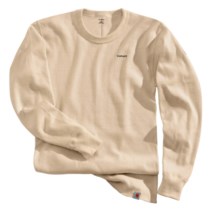 Carhartt Heavyweight Thermal Base Layer Top - Long Sleeve (For Men) in Natural - 2nds