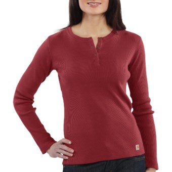 Carhartt Henley Shirt - Long Sleeve (For Women)