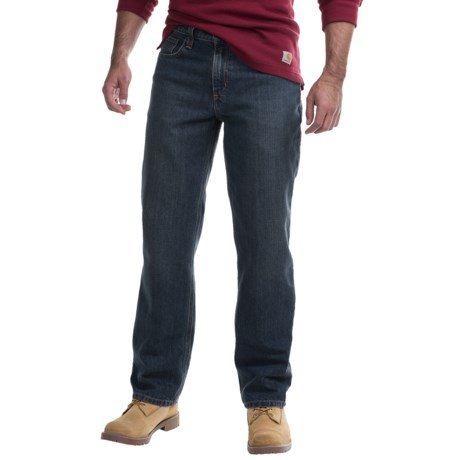 Carhartt Holter Relaxed Fit Denim Jeans For Men