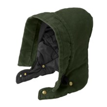 Carhartt Hood - Arctic Sandstone, Quilt Lined (For Men) in Cypress Green - 2nds