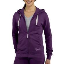 Carhartt Hooded Track Jacket - Stretch Cotton (For Women) in Grape Seed - 2nds