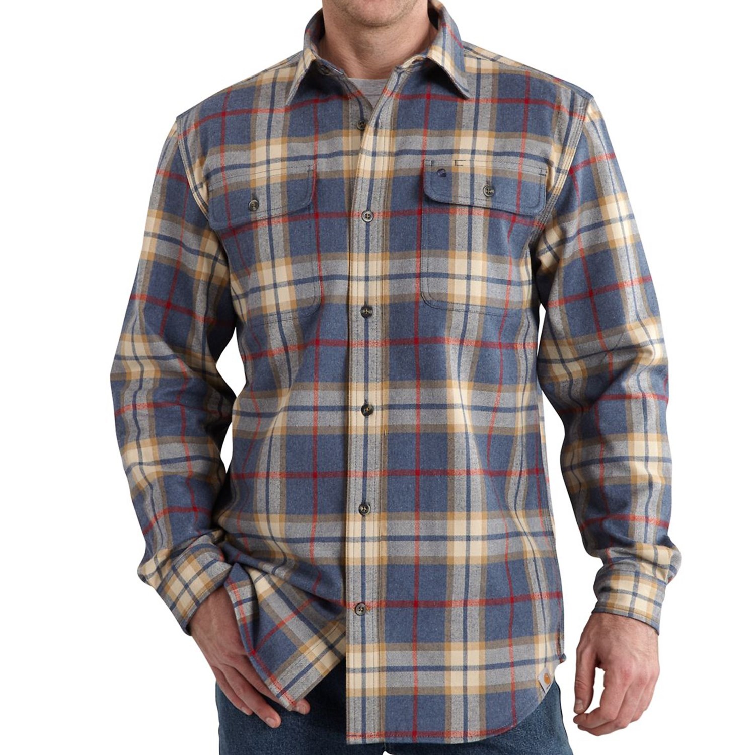 Carhartt Hubbard Flannel Shirt - Original Fit, Long Sleeve (For Men) in