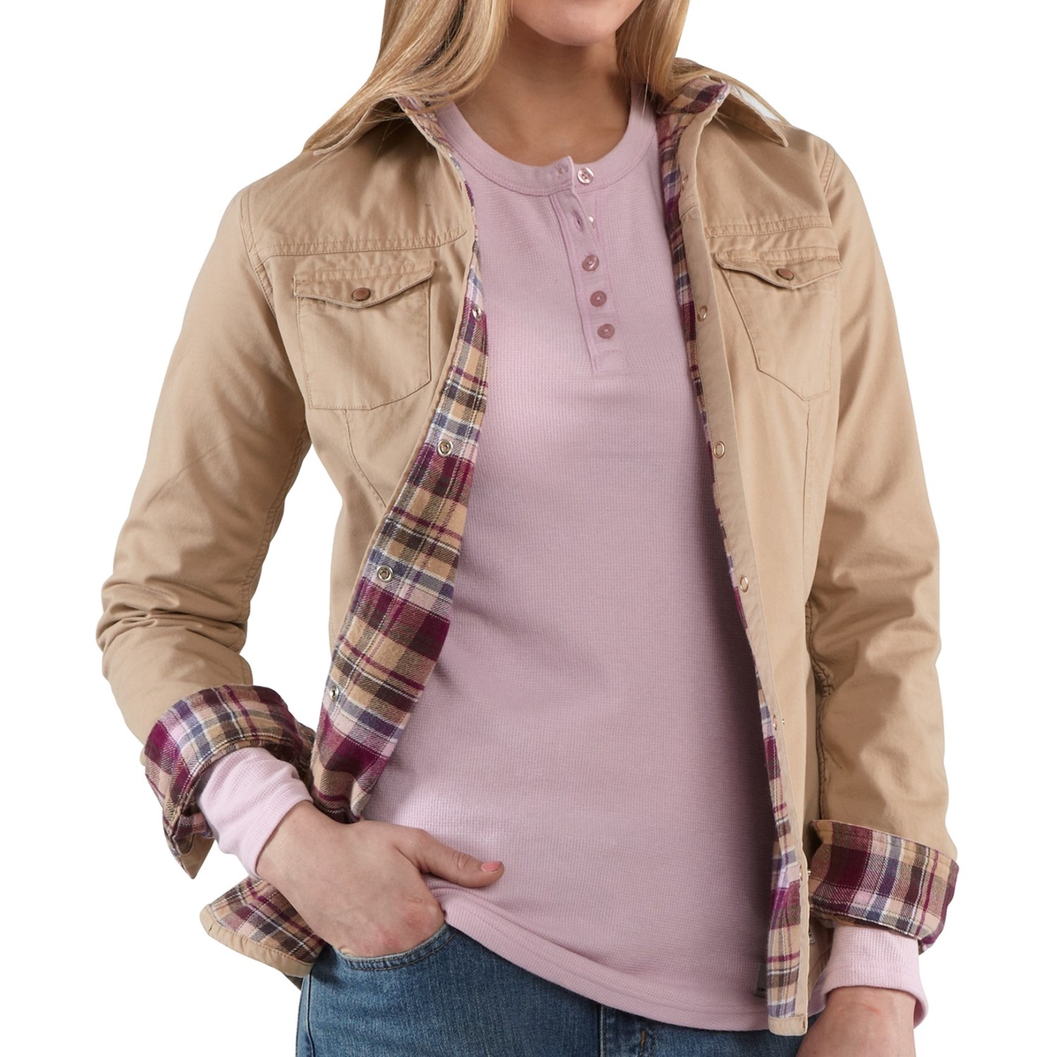 Carhartt Jackson Shirt Jacket - Flannel-Lined, Long Sleeve (For Women)