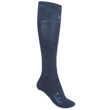 Carhartt Plaid Cuff Knee-High Socks - Lightweight (For Women) in Denim - 2nds
