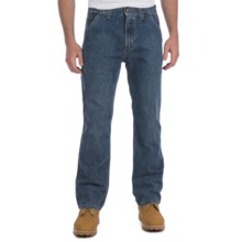 Carhartt Relaxed Fit Jeans - Dungarees, Straight Leg (For Men) in Light Worn In Blue - 2nds