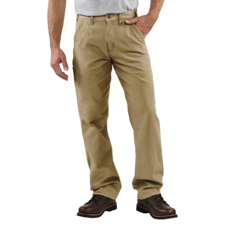 Carhartt Relaxed Fit Khaki Pants Canvas For Men