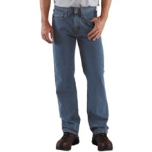 Carhartt Relaxed Fit Work Jeans - Straight Leg (For Men) in Deepstone - 2nds