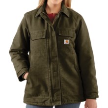 Carhartt Sandstone Arctic Coat - Traditional (For Women) in Light Olive - 2nds