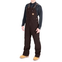 Carhartt Sandstone Bib Overalls - Unlined (For Men) in Dark Brown - 2nds