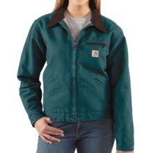 Carhartt Sandstone Detroit Jacket  (For Women) in Dark Teal - 2nds