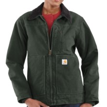 Carhartt Sandstone Ridge Jacket - Sherpa-Lined (For Women) in Moss - 2nds