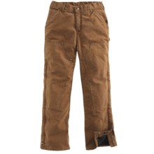 Carhartt Sandstone Waist Overalls - Quilt Lined (For Women) in Carhartt Brown - Closeouts