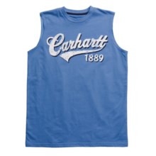 Carhartt Script Graphic T-Shirt - Sleeveless (For Boys) in Regatta - Closeouts