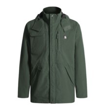 Carhartt Shoreline Nylon Coat with Hood - Waterproof (For Men) in Evergreen - 2nds