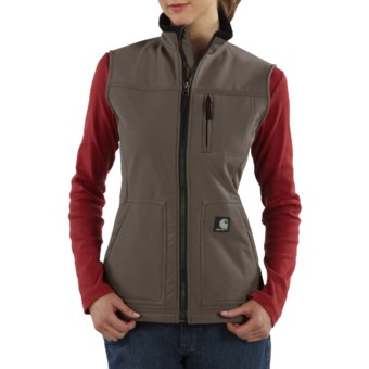 Carhartt Soft Shell Vest (For Women) in Shale Brown