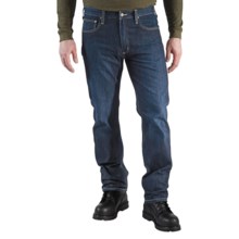 Carhartt Straight-Fit Denim Jeans - Straight Leg (For Men) in Weathered Indigo - 2nds
