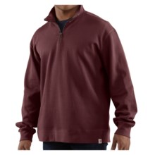 Carhartt Sweater Knit Shirt - Zip Neck, Long Sleeve (For Men) in Port - 2nds