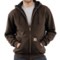 Carhartt Thermal-Lined Hooded Sweatshirt (For Men) in Dark Brown
