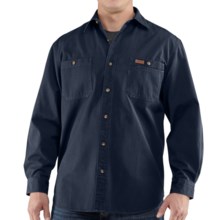 Carhartt Trade Shirt - Long Sleeve (For Men) in Navy - 2nds