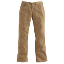 Carhartt Traditional Fit Canvas Jeans - Bootcut (For Women) in Golden Khaki - 2nds