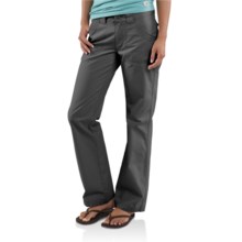 Carhartt Trail Pants - Straight Leg (For Women) in Coal - Closeouts