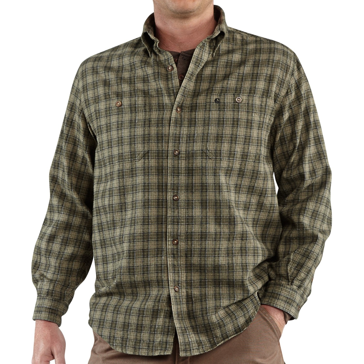 carhartt flannel shirt mens