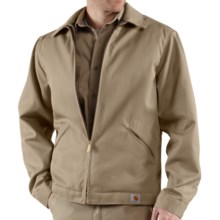 Carhartt Twill Midweight Work Jacket - Quilt Lined (For Men) in Khaki - 2nds