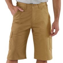 Carhartt Utility Cargo Shorts - Cotton Twill (For Men) in Dark Khaki - 2nds