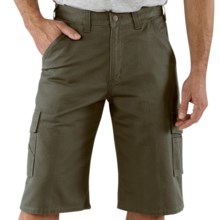 Carhartt Utility Cargo Shorts - Cotton Twill (For Men) in Moss - 2nds