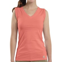 Carhartt V-Neck Tank Top (For Women) in Creamsicle - Closeouts