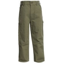 Carhartt Washed Duck Dungarees (For Boys) in Medium Green - Closeouts
