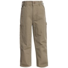 Carhartt Washed Duck Dungarees (For Boys) in Medium Khaki - Closeouts