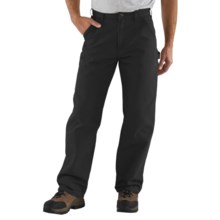 Carhartt Washed Duck Work Pants (For Men) in Black - 2nds