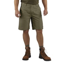 Carhartt Washed Twill Dungaree Shorts (For Men) in Army Green - 2nds