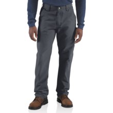 Carhartt Weathered Duck Dungarees (For Men) in Black - 2nds