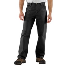 Carhartt Work Jeans - Washed Canvas (For Men) in Black - 2nds