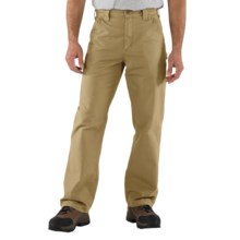 Carhartt Work Jeans - Washed Canvas (For Men) in Dark Khaki - 2nds