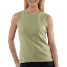 Carhartt Work Shirt - Sleeveless (For Women) in Aloe - 2nds