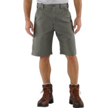 Carhartt Work Shorts - 7.5 oz. Canvas (For Men) in Fatigue - 2nds