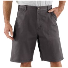 Carhartt Work Shorts - Cotton Twill (For Men) in Charcoal - 2nds
