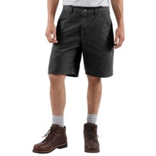Carhartt Work Shorts - Washed Duck (For Men) in Black - 2nds