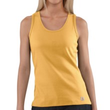 Carhartt Work Tank Top - Ring-Spun Cotton (For Women) in Honey - 2nds