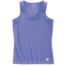 Carhartt Work Tank Top - Ring-Spun Cotton (For Women) in Periwinkle - 2nds